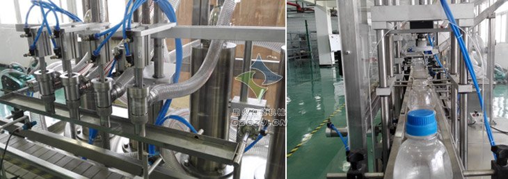 四頭食用油灌裝生產(chǎn)線