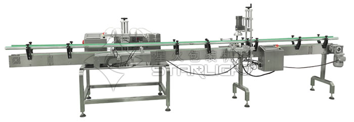 全自動護理液灌裝生產線,女性護理液灌裝旋蓋生產線