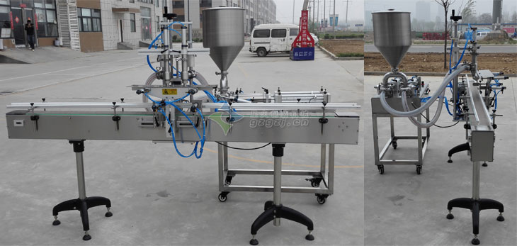 雙頭全自動(dòng)辣椒醬灌裝機(jī)