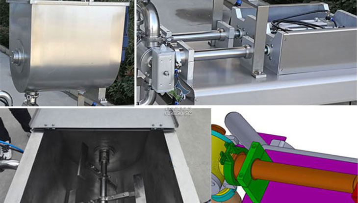 雙頭臥式辣椒醬灌裝機