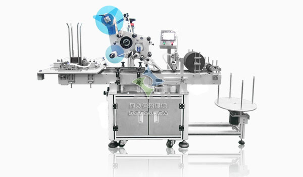 全自動砂輪片平面貼標機,全自動金剛片專用貼標機