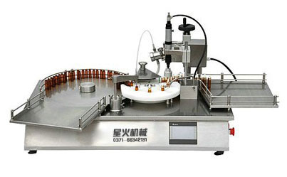 生物試劑瓶灌裝旋蓋生產線