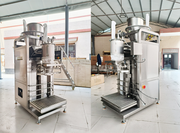 大袋粉劑自動包裝機(jī)實拍